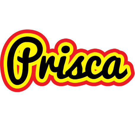 Prisca flaming logo