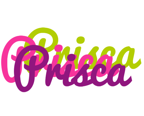 Prisca flowers logo