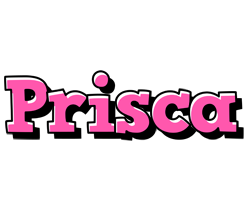 Prisca girlish logo