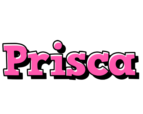 Prisca girlish logo