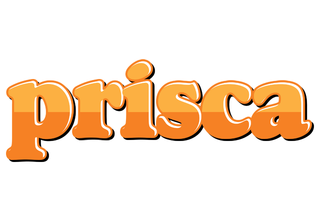 Prisca orange logo
