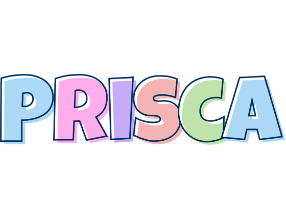 Prisca pastel logo