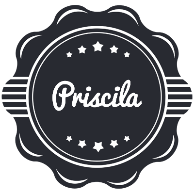 Priscila badge logo