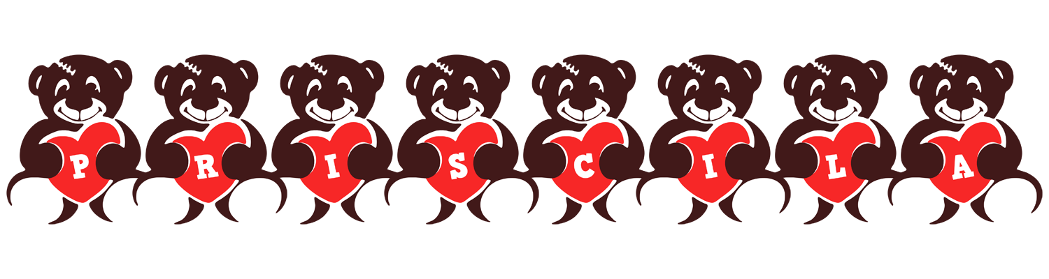 Priscila bear logo