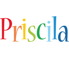Priscila birthday logo