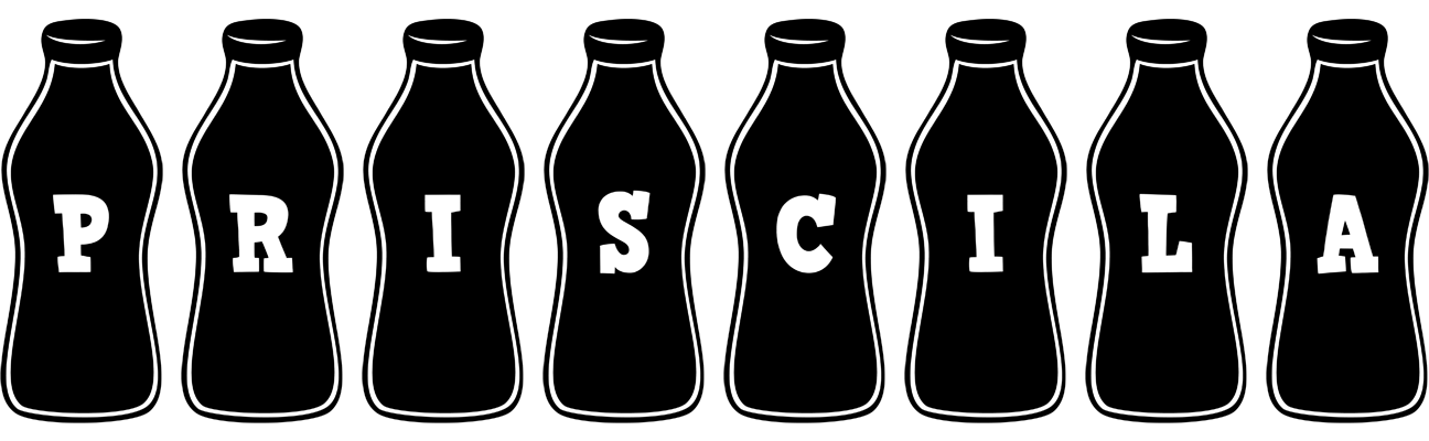 Priscila bottle logo