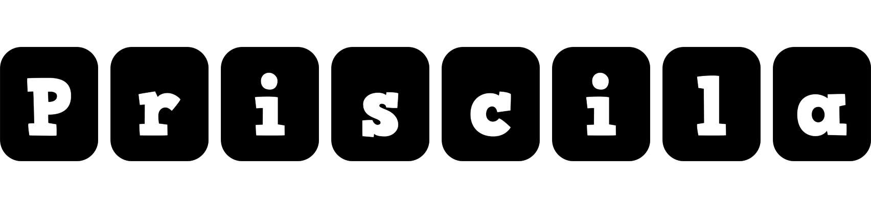 Priscila box logo