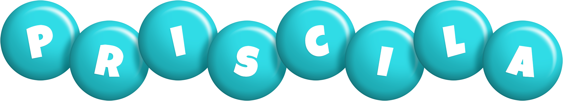 Priscila candy-azur logo
