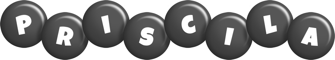 Priscila candy-black logo