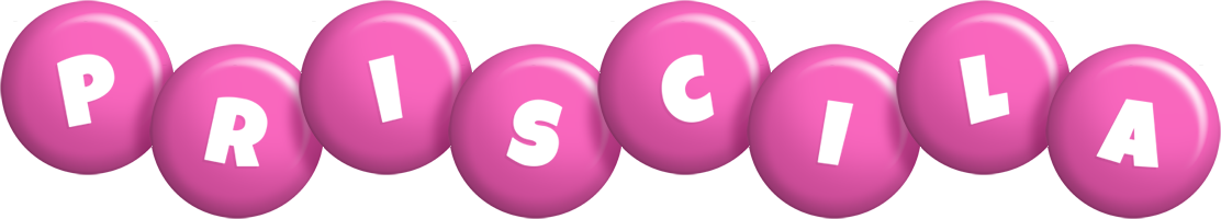 Priscila candy-pink logo