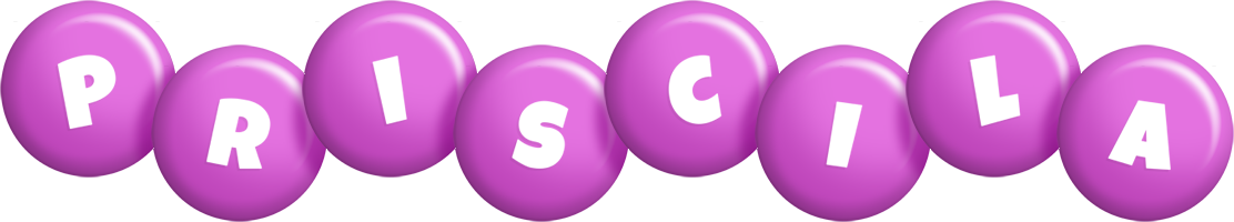 Priscila candy-purple logo