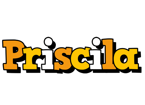 Priscila cartoon logo