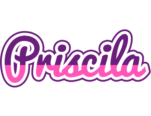 Priscila cheerful logo