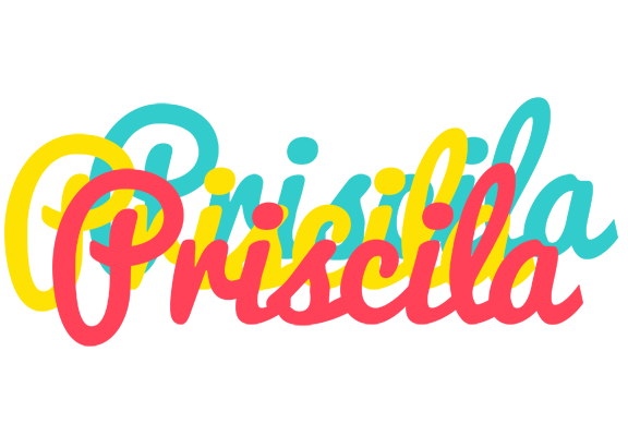 Priscila disco logo