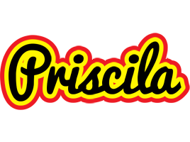 Priscila flaming logo