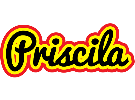 Priscila flaming logo