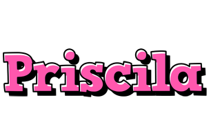 Priscila girlish logo