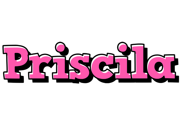 Priscila girlish logo