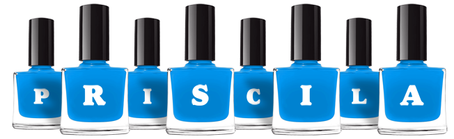Priscila glossy logo