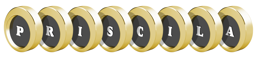 Priscila gold logo