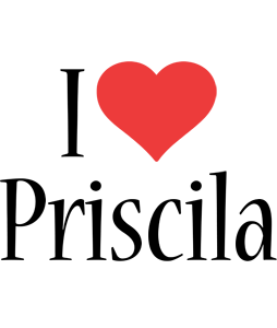 Priscila i-love logo