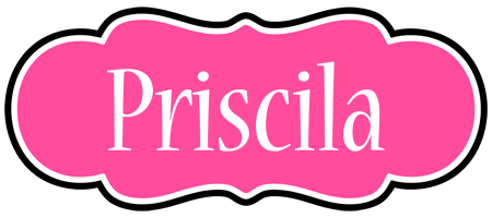 Priscila invitation logo