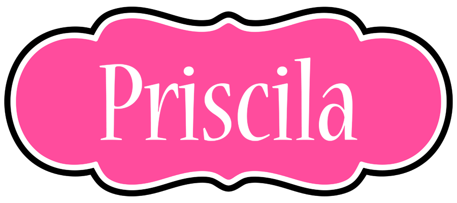 Priscila invitation logo
