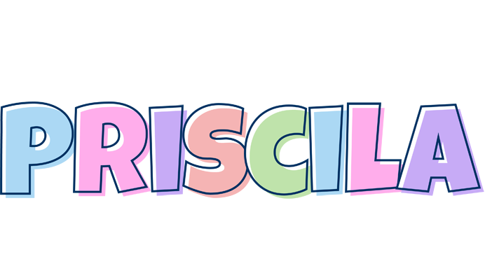 Priscila pastel logo