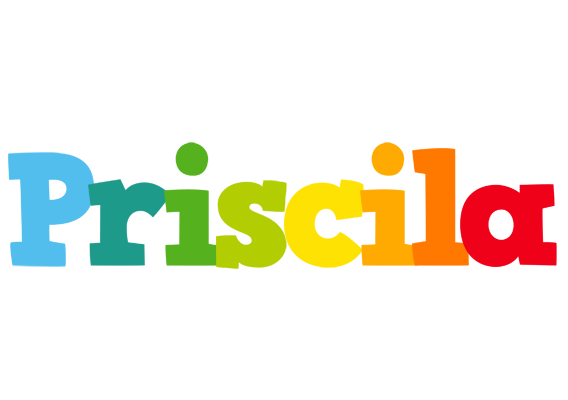 Priscila rainbows logo