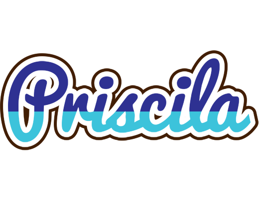 Priscila raining logo