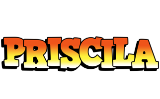 Priscila sunset logo