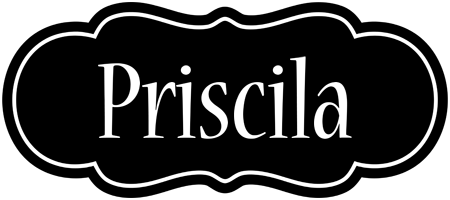 Priscila welcome logo