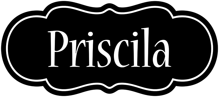 Priscila welcome logo