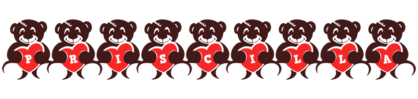 Priscilla bear logo