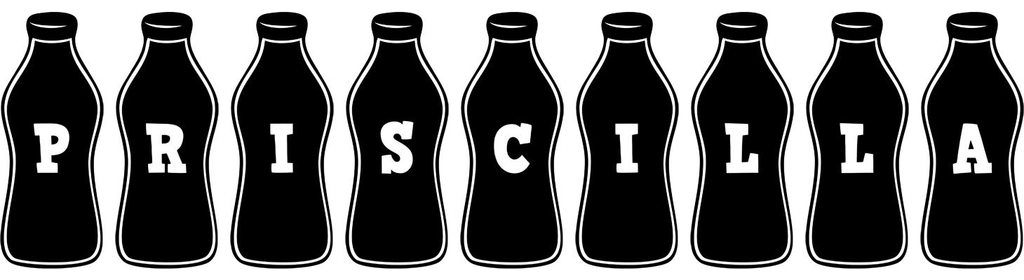 Priscilla bottle logo