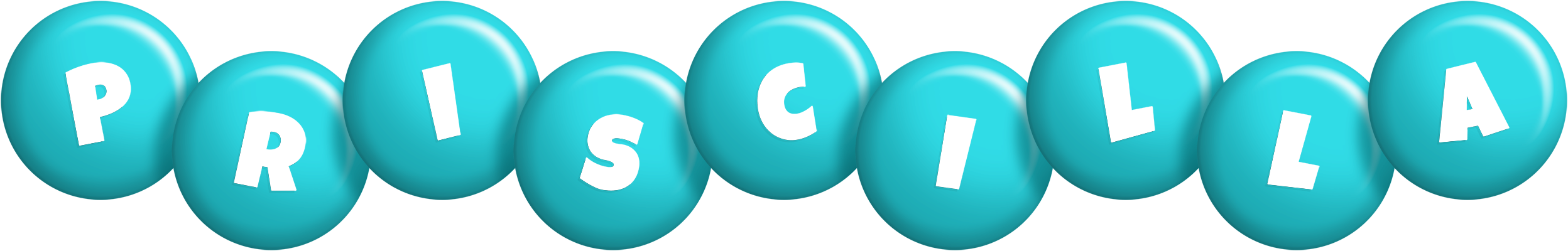 Priscilla candy-azur logo