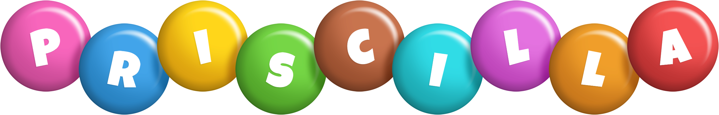 Priscilla candy logo