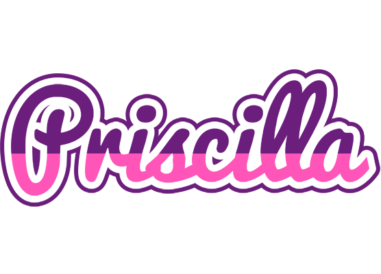 Priscilla cheerful logo