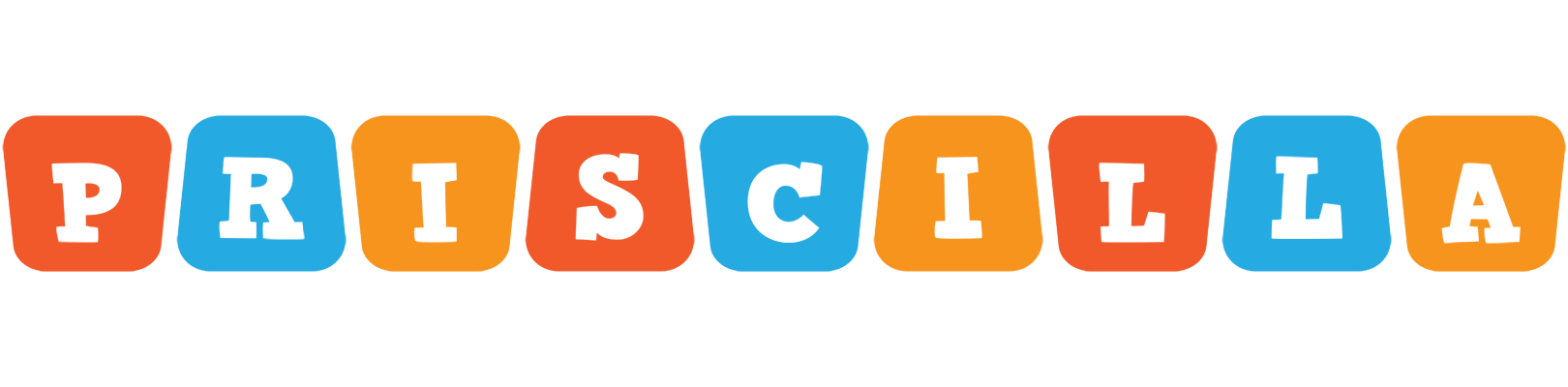 Priscilla comics logo