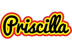 Priscilla flaming logo