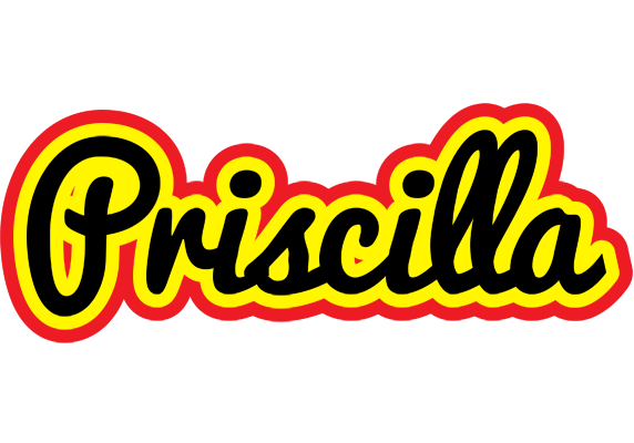 Priscilla flaming logo