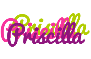 Priscilla flowers logo