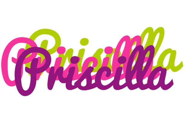 Priscilla flowers logo