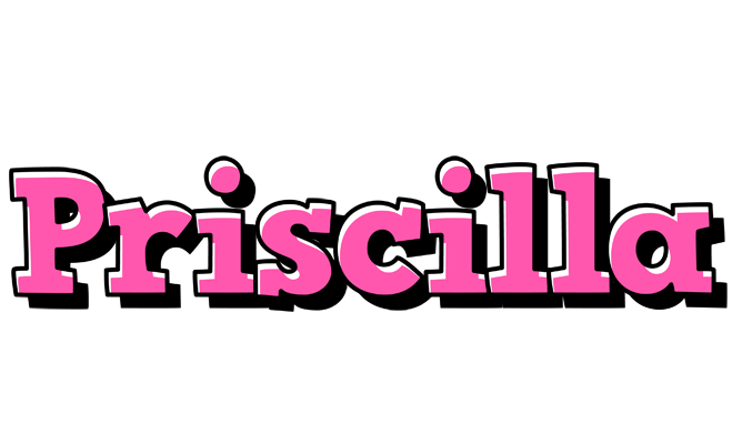 Priscilla girlish logo