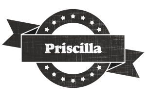 Priscilla grunge logo