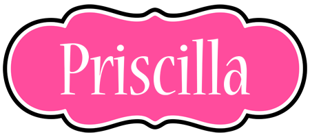 Priscilla invitation logo