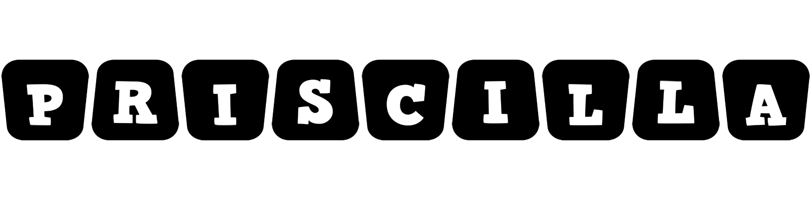 Priscilla racing logo