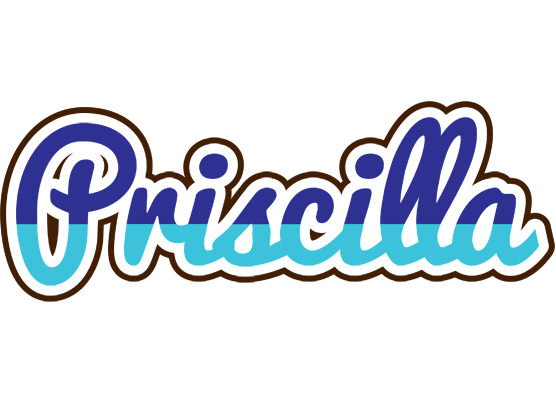 Priscilla raining logo
