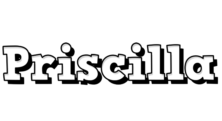 Priscilla snowing logo