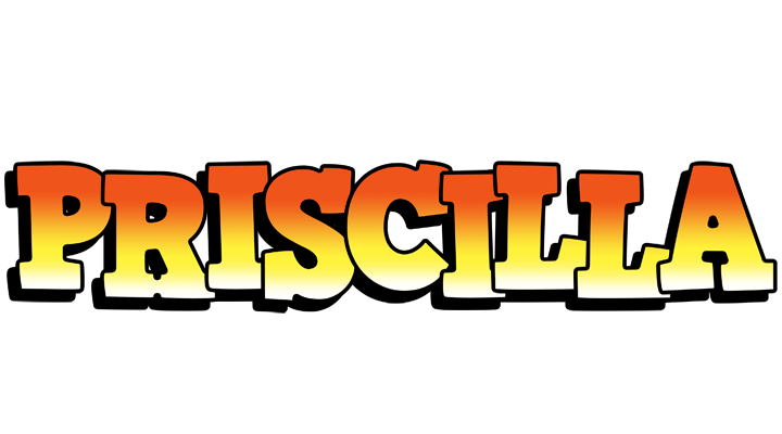 Priscilla sunset logo